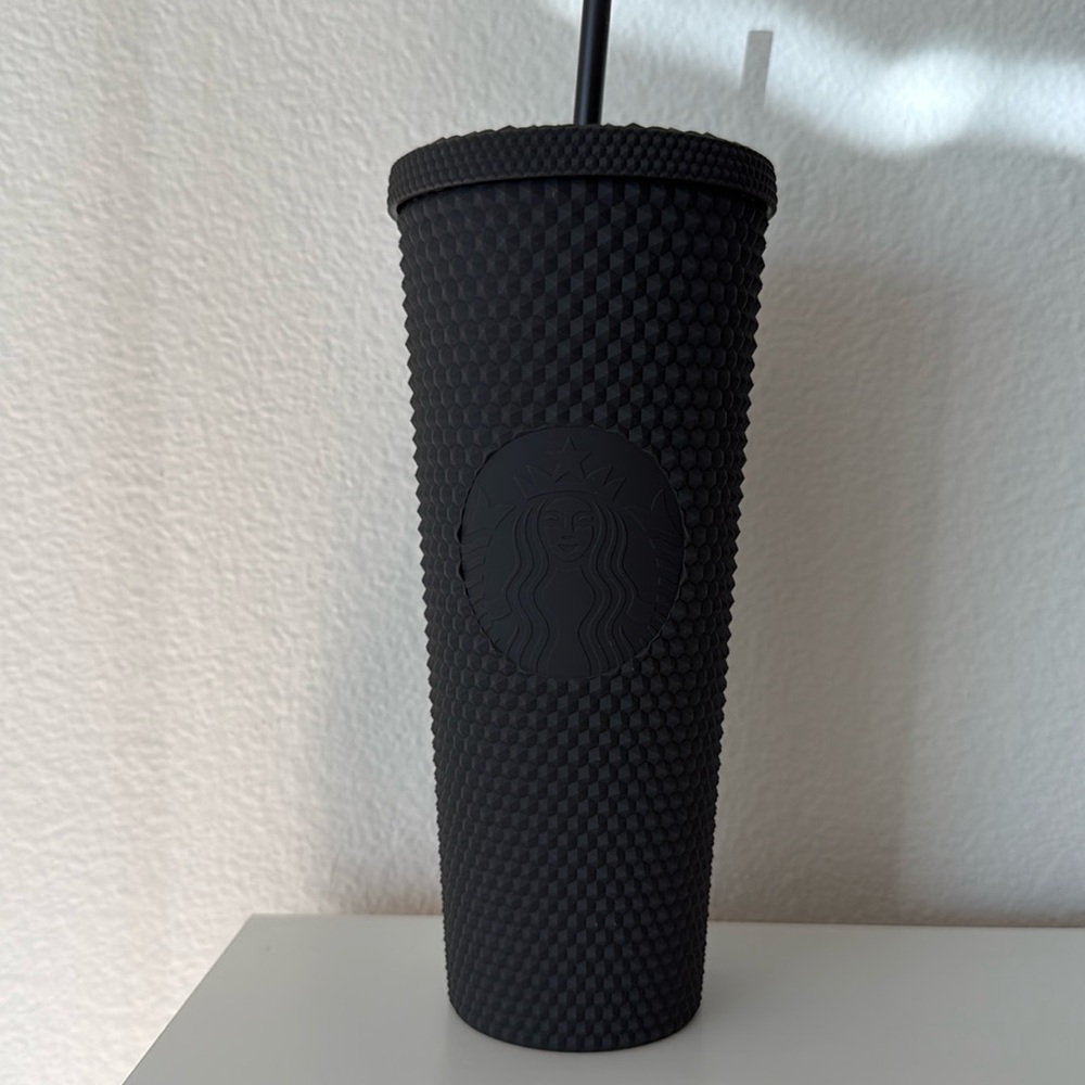 Starbucks x Disneyland Matte Black Studded Tumbler